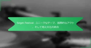 Sziget Festival: ユニークなテーマ、国際的なアクト、そして地元文化の統合