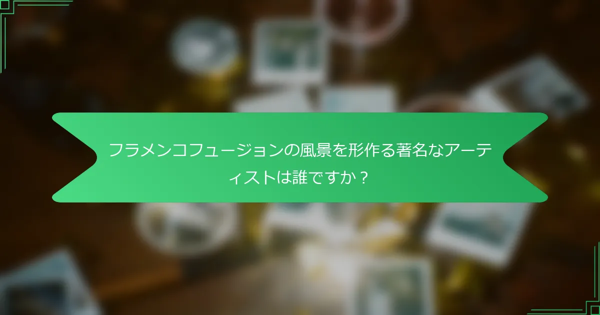フラメンコフュージョンの風景を形作る著名なアーティストは誰ですか？